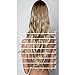 Womens 18 Clips 8pcs Full Head Hair Extensions 24 Inch Long Curly Natural Black mix Silver Grey Hairpiece