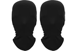 SUPENIU 2 Pack Full Face Mask Halloween Spandex Cosplay Hood Faceless Morph Masks Unisex Adult Party Costume Head Cloth