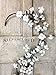 Silvercloud Trading Co. Real Cotton Boll Garland - 5ft Garland - Adjustable Stems - Farmhouse Decor - Christmas Centerpiece