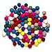 Feltfriend 100 Pieces Pure Wool Felt Balls, Wool Beads, Pom Poms, Garland, Diameter 20 mm / 0.78 Inch (Assorted Colors)