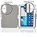 Kuesn Cover for Samsung Galaxy Tab 3 10.1 inch Case - Ultra Slim 3 Folding Flip Smart Cover for Samsung GT-P5200 P5210 P5220 Tablet Stand Pu Leather Case Magnetic Auto Sleep