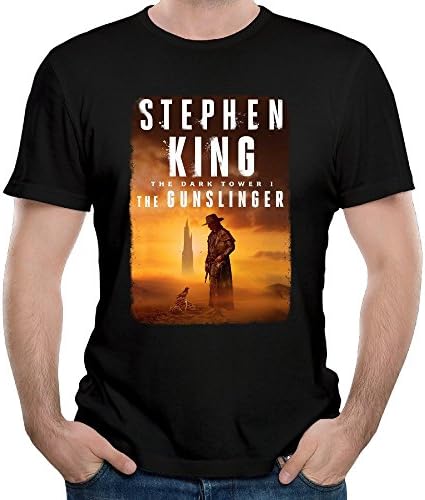 Man's Stephen King The Dark Tower I The Gunslinger T Shirt Cotton