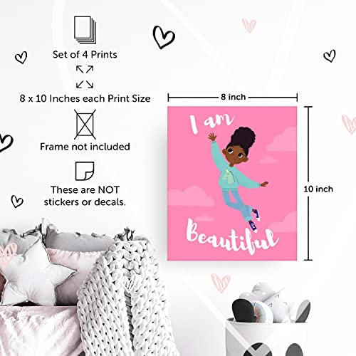 Designs by Maria Inc. Motivational Black Girl Room Decor For Girls