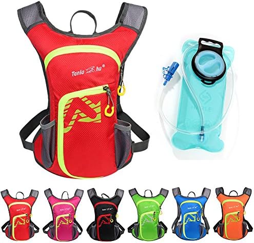 Asiki 12L Hydration Backpack with 2L Water Bladder - Waterproof Camping Hiking Running Biking Trekking Climbing Cycling Hydration Pack & Rucksack