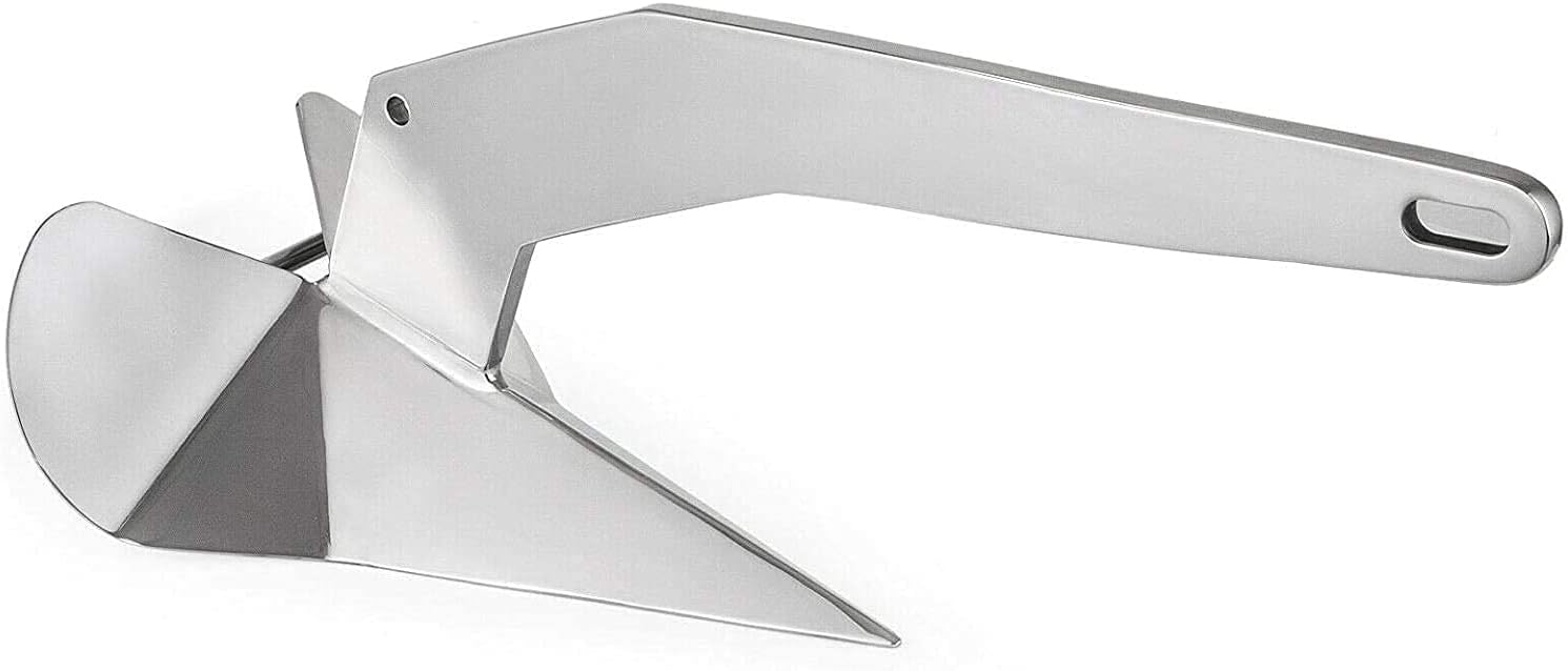 ISURE MARINE Stainless Steel Delta/Wing Boat Anchor 44lbs Delta Style for Boats Multiple Choices : Sports & Outdoors