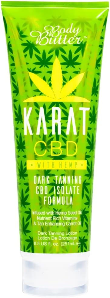 BODY BUTTER Karat CBD Isolate Dark Tanning Lotion 251ml