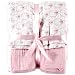 Hudson Baby Muslin Swaddle Blankets, 2 Pack, Pink primary