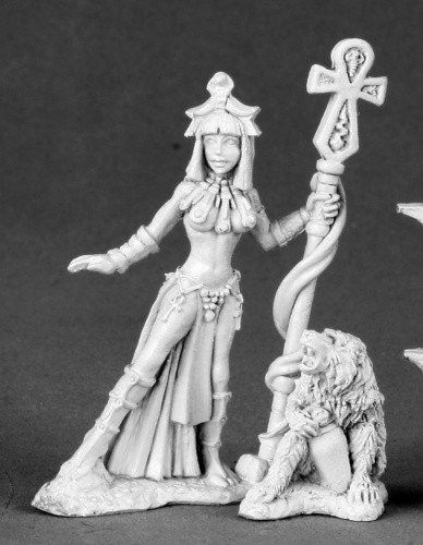 Reaper Egyptian Priestess And Baboon Dark Heaven Legends Series by Reaper