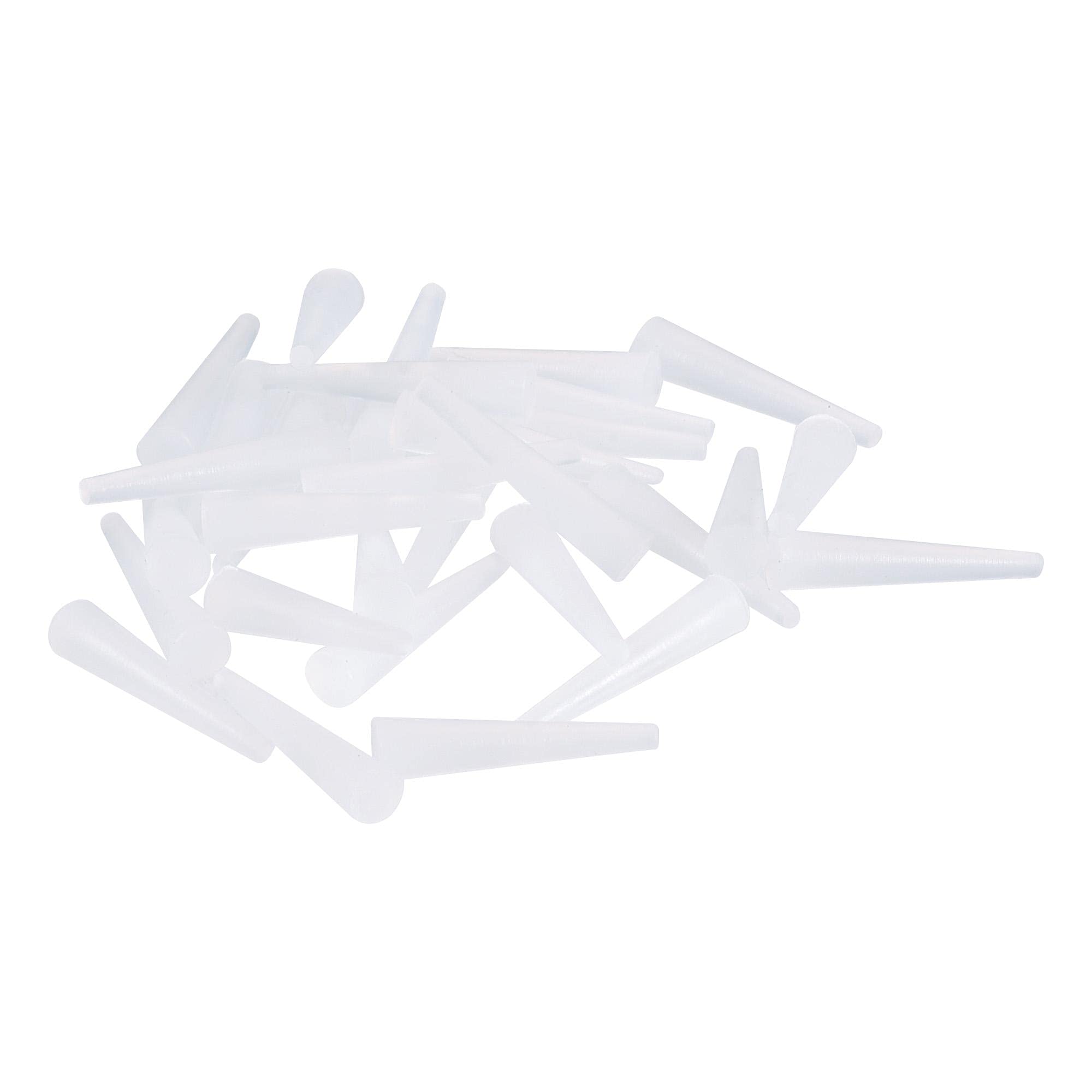 sourcing map 1/16" to 9/64" Solid Silicone Rubber Tapered Plug for Powder Coating, Painting, Anodizing, Plating, Sandblasting 100pcs