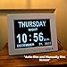 HiClear Dementia, Alzheimer's, and Memory Loss Digital Calendar Day Clock for Elderly Seniors with Extra Large Day and Time Period