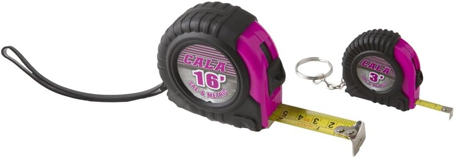 Cala Tools KDE2TM Tape Measure Set, Pink, 2-Piece