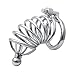 Utimi Stainless Steel Cock Cage Chastity Cage Device with Unique Bronze Heart-shaped Lock