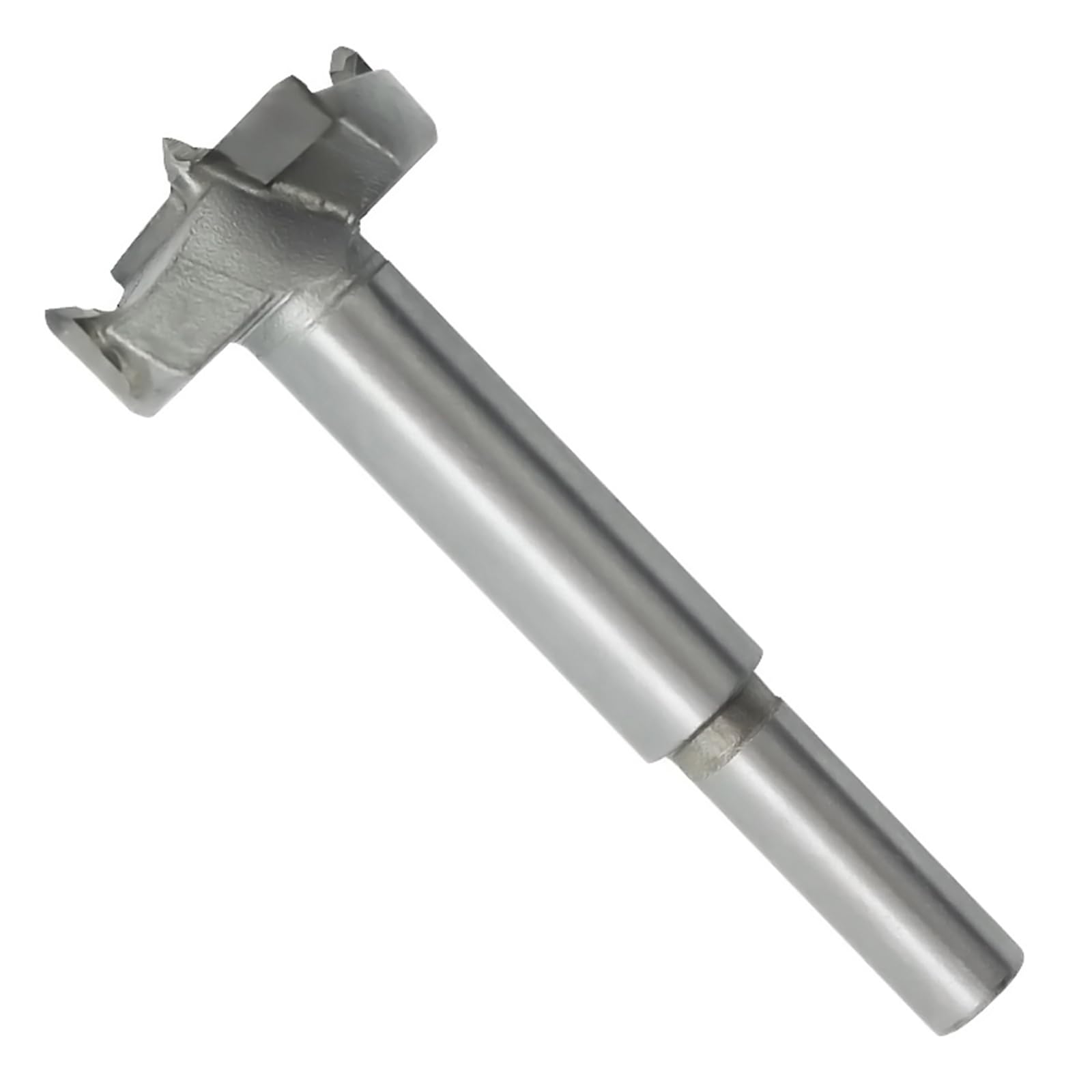 Meichoon 75mm Forstner Drill Bits Flat Wing Drilling Hole Hinge Cemented Carbide Carbon High Speed Steel Woodworking Drill Punching Bit with Round Shank