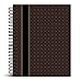 iScholar IQ Poly Cover 10 Subject Notebook, Double Wired, 11 x 8.5 Inches, 250 Sheets, Assorted Dark Cover Designs, Design Will Vary (58910)