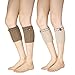 2 Pack of Womens Short Crochet Leg Warmer Knit Boot Socks Topper Cuff