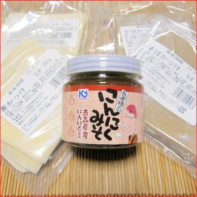 Amazon 麦かっけ２個 蕎麦かっけ２個とにんにく味噌１個のセット 味の海翁堂 麺類 パスタ 通販