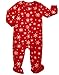 Leveret Boys Girls Footed Fleece Christmas Children Pajama (Size 6M-5 Years)