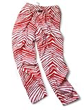 Zubaz Pants: Red/White Zubaz Zebra Pants