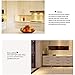 S&G Dimmable LED Under Cabinet Light Ultra Thin Under Counter Lighting 6pcs Puck Lights for Closet, 24W 1800 Lumens with UL-Listed Power Adapter