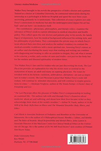 Amazoncom The Last Physician Walker Percy And The Moral - 