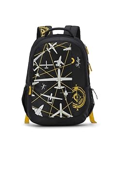 Skybags Figo 03 32 Ltrs Black Casual Backpack (FIGO 03)