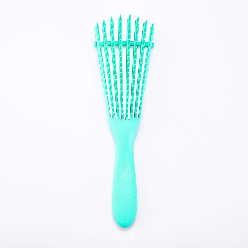 Nicute Detangle Hair Brush Wet Dry Afro 3a to 4c Hair Thick Wavy Curly Natural Hair Detangling Hairbrush for Women and Girls (Green)