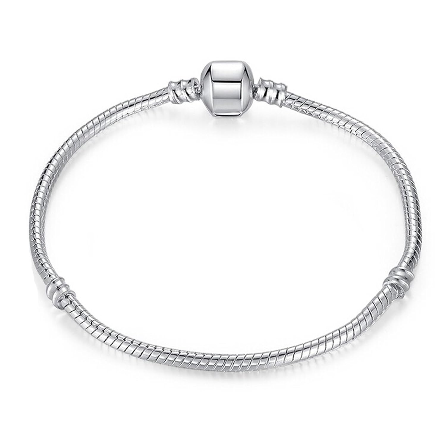 Truly Charming Pulsera de plata  cm para colgantes de