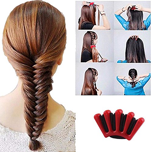 Fenleo Topsy Tail Hair Tools - Bun Maker Ponytail Holder Hair Accessories For Women Bobby Pins Elastics Hair Braid Magic Twist Hair Styling for Women & Girls Short and Long Hair Quality DIY Kit