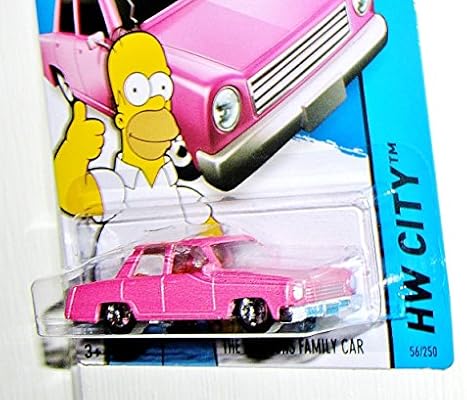 hot wheels the simpsons family car