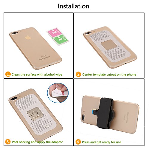 Newest Fashion phone Belt Clip [Easy On/Off & Magnetic Mount], Universal holder for iphone X,8,8 Plus,7,7 plus, 6, 6s Plus, 5s, 5c, se and Samsung Galaxy S8 S7 S6 Edge, LG or Any Phone - Thumbnail 6