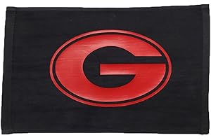 Tromic Georgia 100% Cotton 11"x18" Black Rally Towel Red HTV Vinyl Hand Towel Football Gift