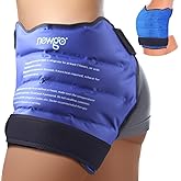 NEWGO Hip Ice Pack Wrap After Hip Replacement Surgery, Gel Cold Therapy Pack Reusable for Sciatica, Injuries Pain Relief, Bur