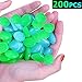 Sam4shine 200pcs Glow in The Dark Pebbles, Fish Tank Aquarium DIY Decorations Gravel, Outdoor Decorative Glow Rocks Stones for Fairy Garden, Path, Walkways