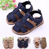 DZT1968® Baby Girl Boy PU Leather Anti Slip Sandals Shoes Prewalker