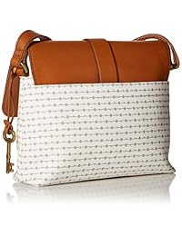 Fossil Kinley - Bandolera (tamaño pequeño), color rojo