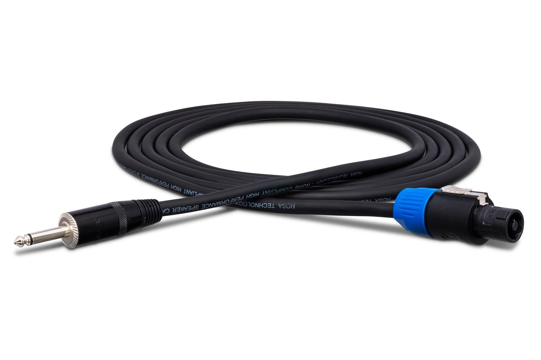Hosa SKT-410Q 10ft Neutrik SpeakON to 1/4 inch TS Speaker Cable