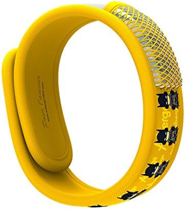 Auberge Mosquito Repellent Bracelet Natural Bug Insect Repellent Bands with 2 FREE Refills,Non Toxic Safe Indoor Outdoor Pest Control Protection Wristband for Babies Kids (Gold)