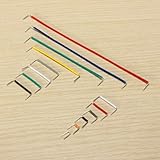 SODIAL(R) 140pcs U Shape Solderless Breadboard Jumper Cable Wire Kit for Arduino Shield