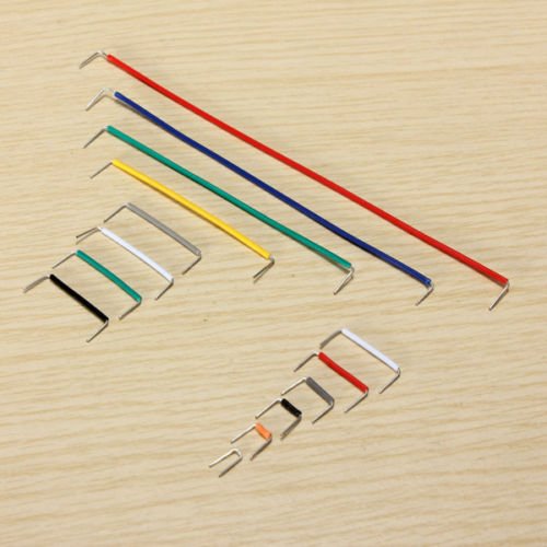 SODIAL(R) 140pcs U Shape Solderless Breadboard Jumper Cable Wire Kit for Arduino Shield