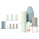 Mrsdry Bottle Covers for Travel, Leak Proof Elastic Sleeves, Travel Size Container Covers, Holiday Essentials for Women, Mult