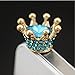 3pcs Dust Caps for Phone, Rhinestone Crown Earphone Jack Accessories Dust Plug Lovely Decor for iPhone 6s 6 Ipad Samsung Galaxy s7 s6 note5 Other Cellphone 3.5mm Ear Jack