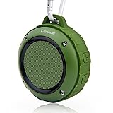 Lenrue Shower bluetooth Speakers,Wireless Waterproof Outdoor Speakers,Dustproof,Shockproof,Water Resistant,Perfect for Indoor/Outdoor/Travel/Beach/Camping/Riding/Hiking/Sports(Green)