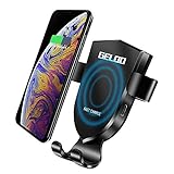 Wireless Car Charger, GELOO Wireless Fast Car Charger Mount Qi Fast Charging Wireless Charger Car Vent Cell Phone Holder Cradle for Samsung Galaxy S9/S9+ Plus/S8/S8+, iPhone X, 8/8 Plus and More
