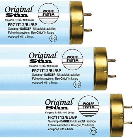 Wolff Original Sun Flagship R Plus 100W FR71 HO Bi-Pin Reflector Tanning Lamp (16)