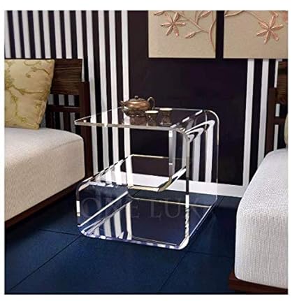 Sharma Plastics Acrylic End Table For Bedroom And Living