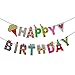 Willcan Happy Birthday Banner - Birthday Decorations - Premium Quality Birthday Party Decorations Birthday Kids (Icecream)