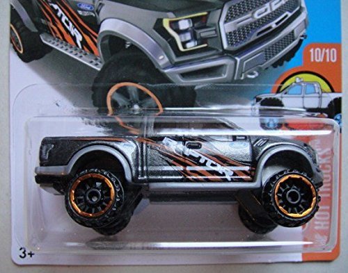 Hot Wheels 2017 HW Trucks Ford F-150 Raptor - White Diecast Car #129/365 - View #3