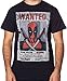 Marvel Comics Men's Wanted Wade Wilson Deadpool T-Shirt