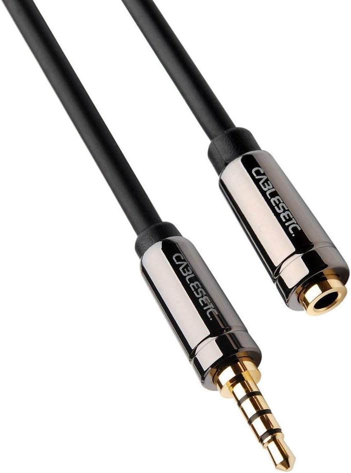 Buy CABLESETC Pure Copper 3.5mm TRRS Stereo Audio Extension Cable Male
