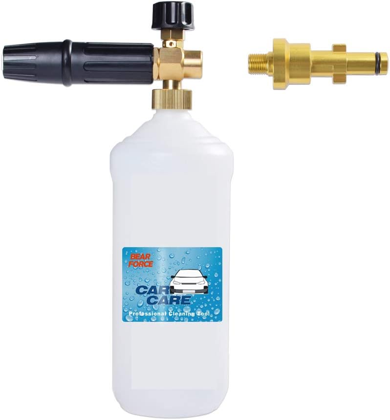 BEARFORCE Professional Adjustable Brass Snow Foam Lance Foam Nozzle